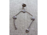 CHILD'S BRACELET AND RING SILVER