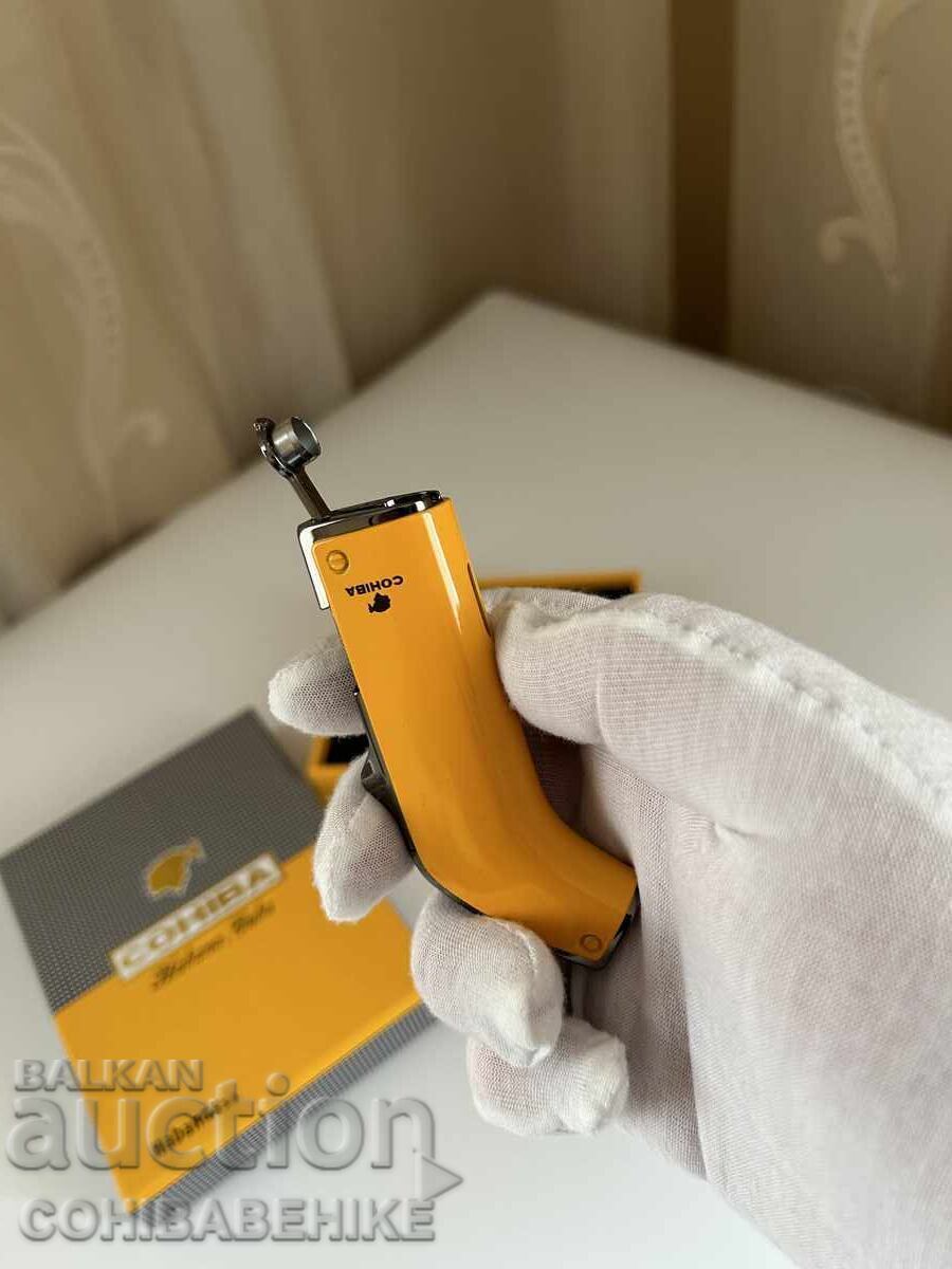 Licitație Set cadou Cohiba – brichetă și ghilotină pentru trabucuri