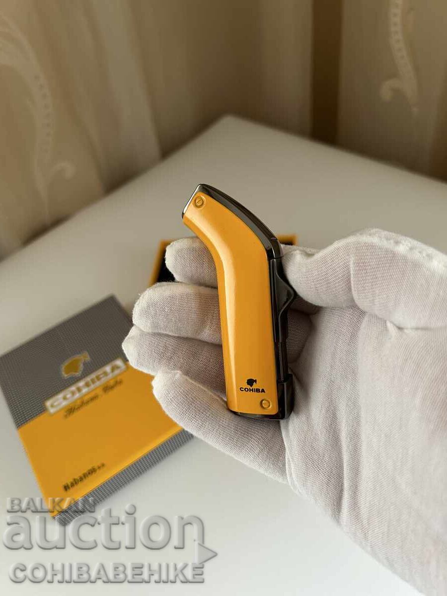 Set Cohiba – brichetă pe gaz și cutter într-o cutie cadou - 7