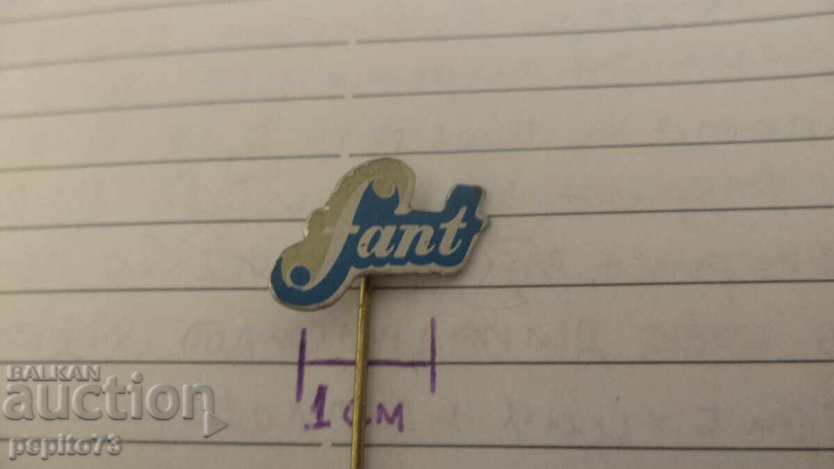 Znachka reklamna,Fant, cosmetice pentru păr Znachka reklamna,Fant, cosmetice pentru păr