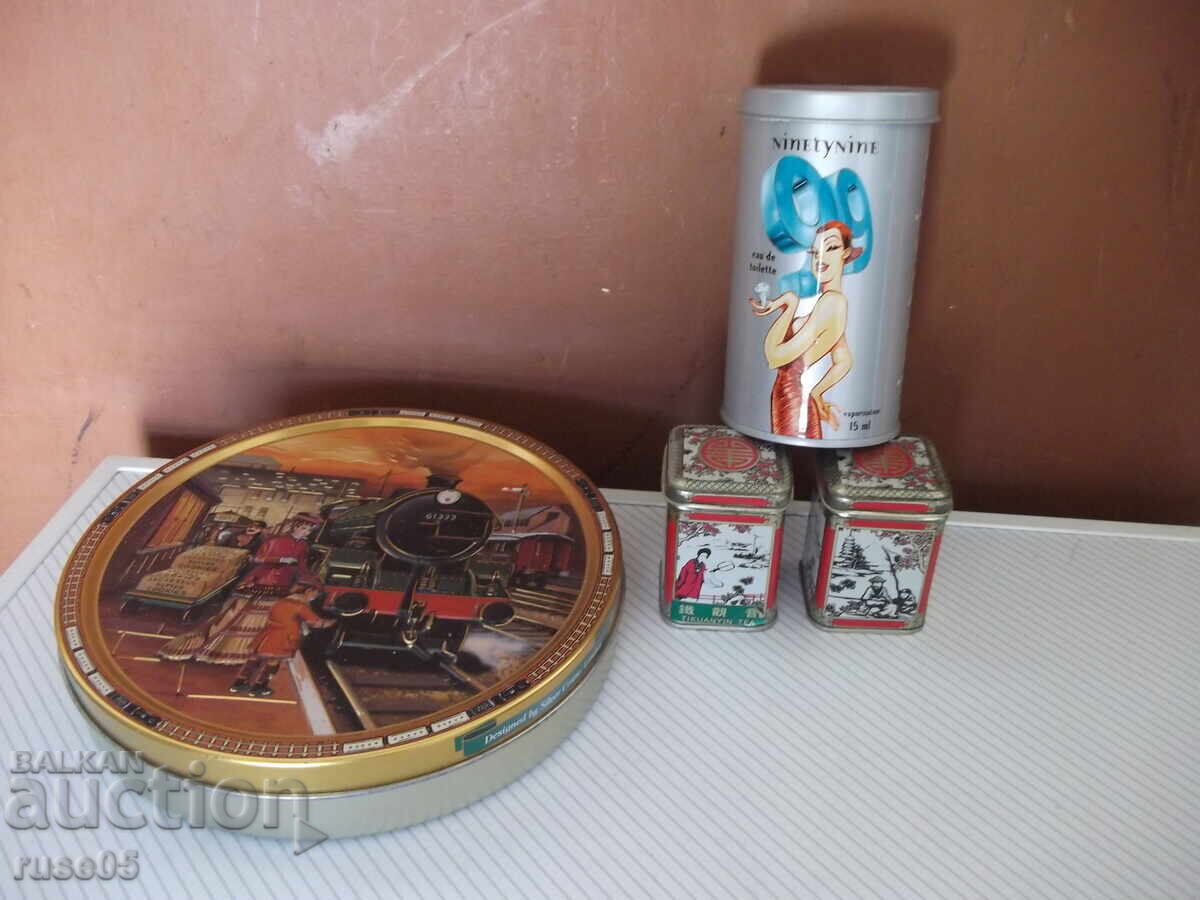 Lot de 4 bucăți cutii metalice