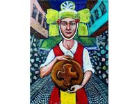 Picture "Girl with a goddess", art. Ivaylo Dimitrov