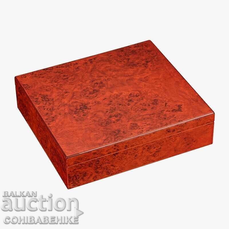 Umidificator pentru 30 de trabucuri – lemn de cedru, higrometru și umidificator cu preț € 70.00 | 136.91 BGN