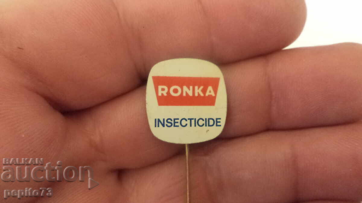 значка рекламна, Ronka, препарат против насекоми,