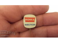 Advertising badge, Ronka, insect repellent