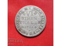 Germany - Braunschweig-Lüneburg - 1/6 Thaler 1766