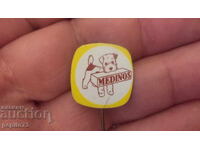 значка рекламна, Medinos, марка кучешка храна