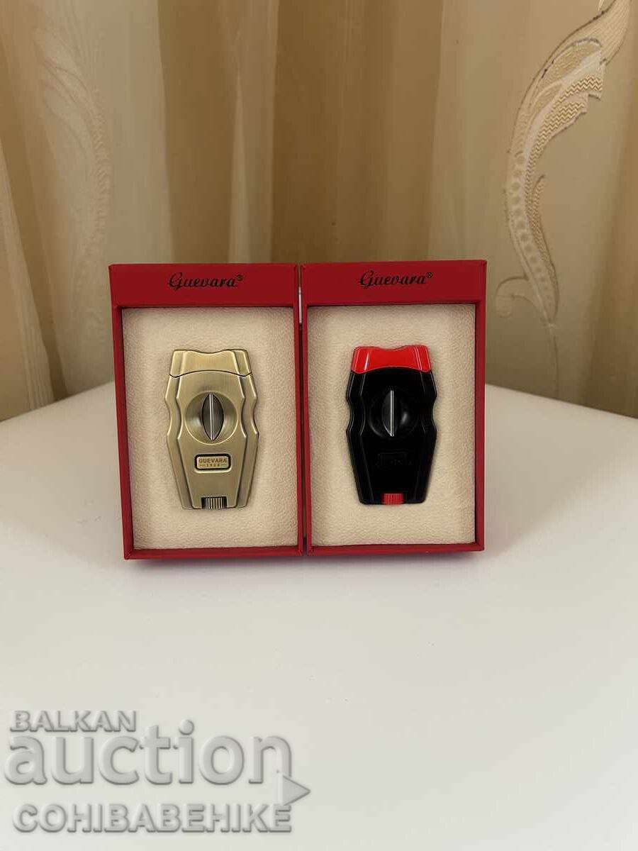 GUEVARA tăietor de trabucuri – V-cut, punch și cutie cadou