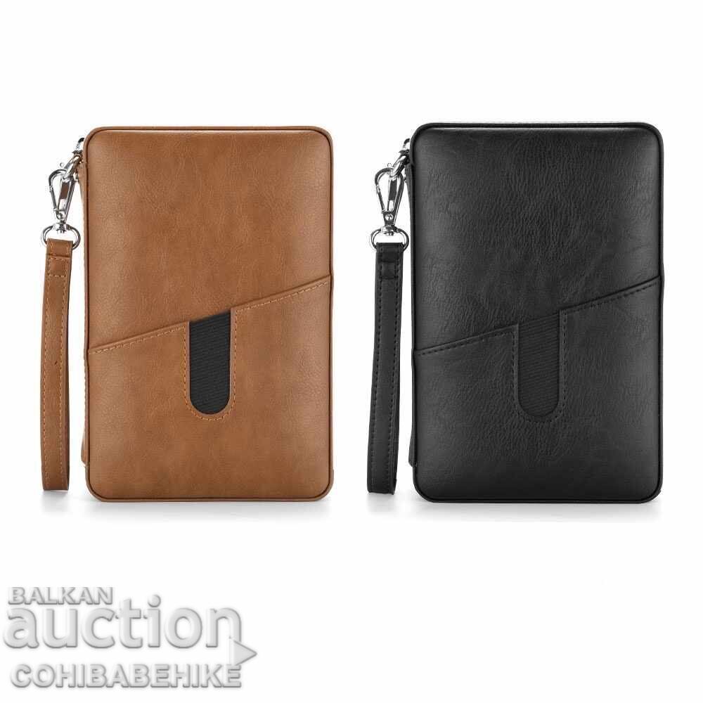 Umidificator portabil pentru 6 trabucuri – piele naturală, cedru, higrometru - 5 Umidificator portabil pentru 6 trabucuri – piele naturală, cedru, higrometru - 5