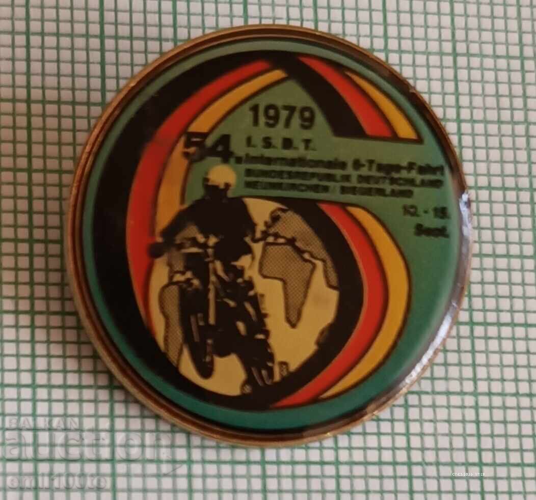 Badge - International 6-day enduro race (ISDT) 1979