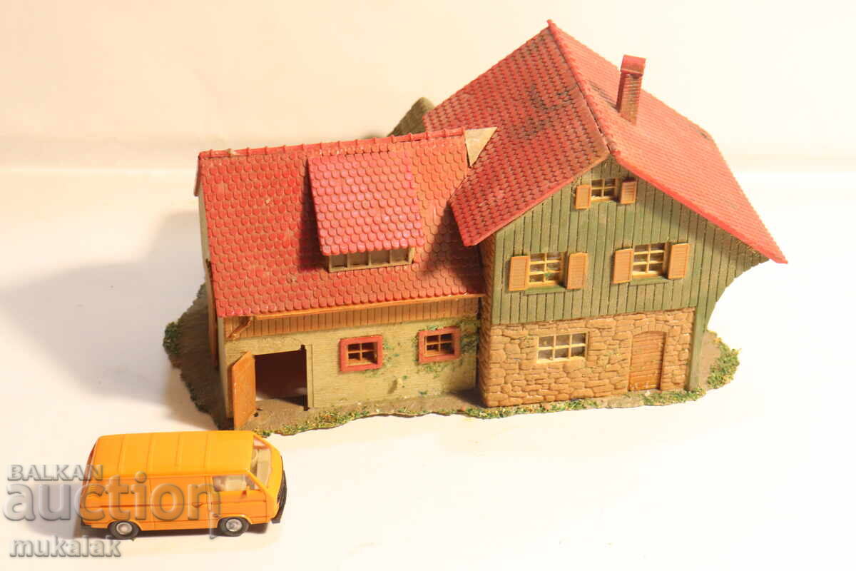 FALLER? KIBRI? VOLLMER H0 1/87 CLĂDIRE CASĂ VAGON TREN CALE FERATĂ - 6