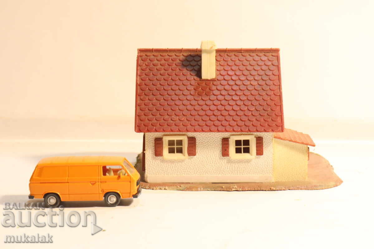 Δημοπρασία FALLER? KIBRI? VOLLMER H0 1/87 ΚΤΙΡΙΟ ΣΠΙΤΙ ΑΜΑΞΙ ΤΡΑΙΝΟ ΣΙΔΗΡΟΔΡΟΜΟΣ