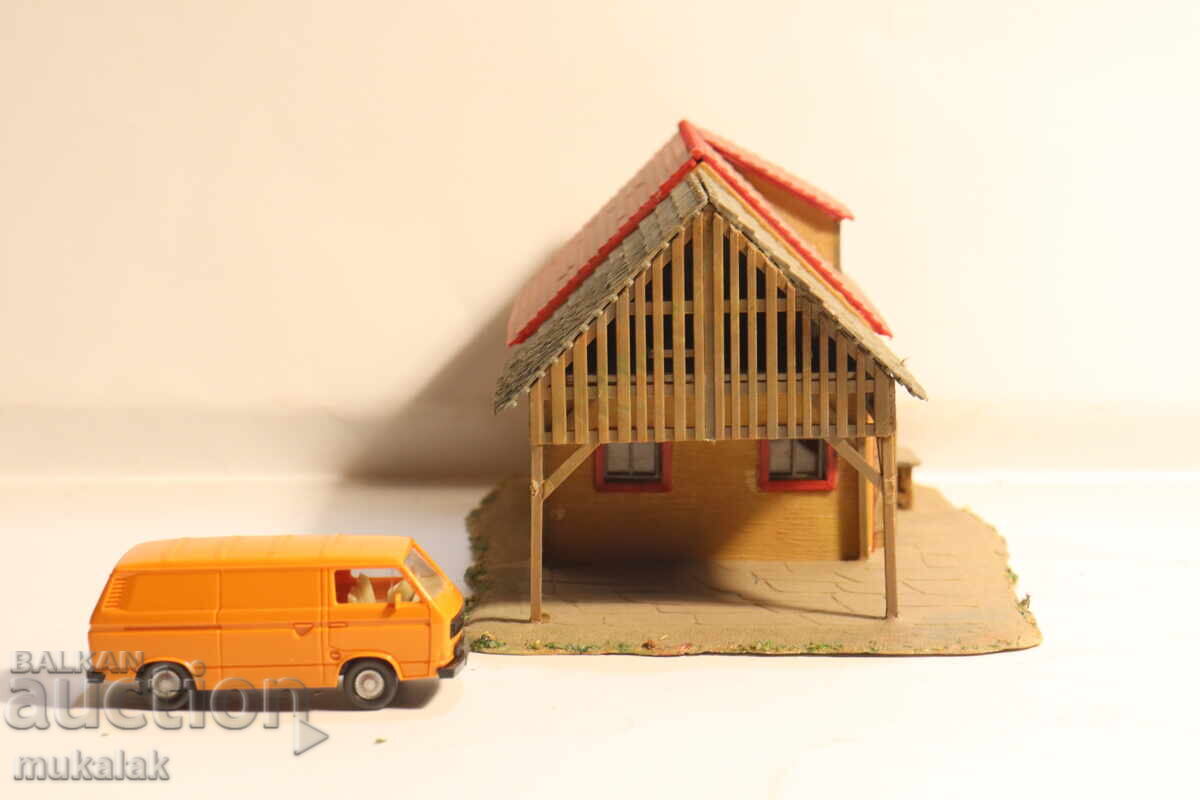 FALLER? KIBRI? VOLLMER H0 1/87 CLĂDIRE CASĂ VAGON TREN CALE FERATĂ - 5