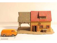 FALLER? KIBRI? VOLLMER H0 1/87 CLĂDIRE CASĂ VAGON TREN CALE FERATĂ