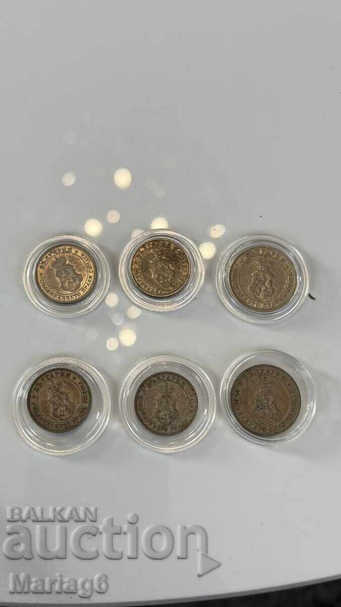 Παράδοση Λοτ 6 τεμαχίων 5 και 10 Στοτιγκι 1906 αυθεντική ποιότητα