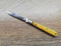 Старо Царско Сгъваемо Малко Джобно Ножче,Ножка с Кокал