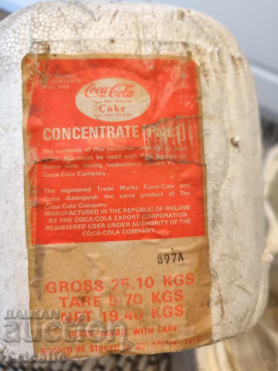Licitație Coca-Cola concentrat set borcane industriale 1950/60 Licitație Coca-Cola concentrat set borcane industriale 1950/60