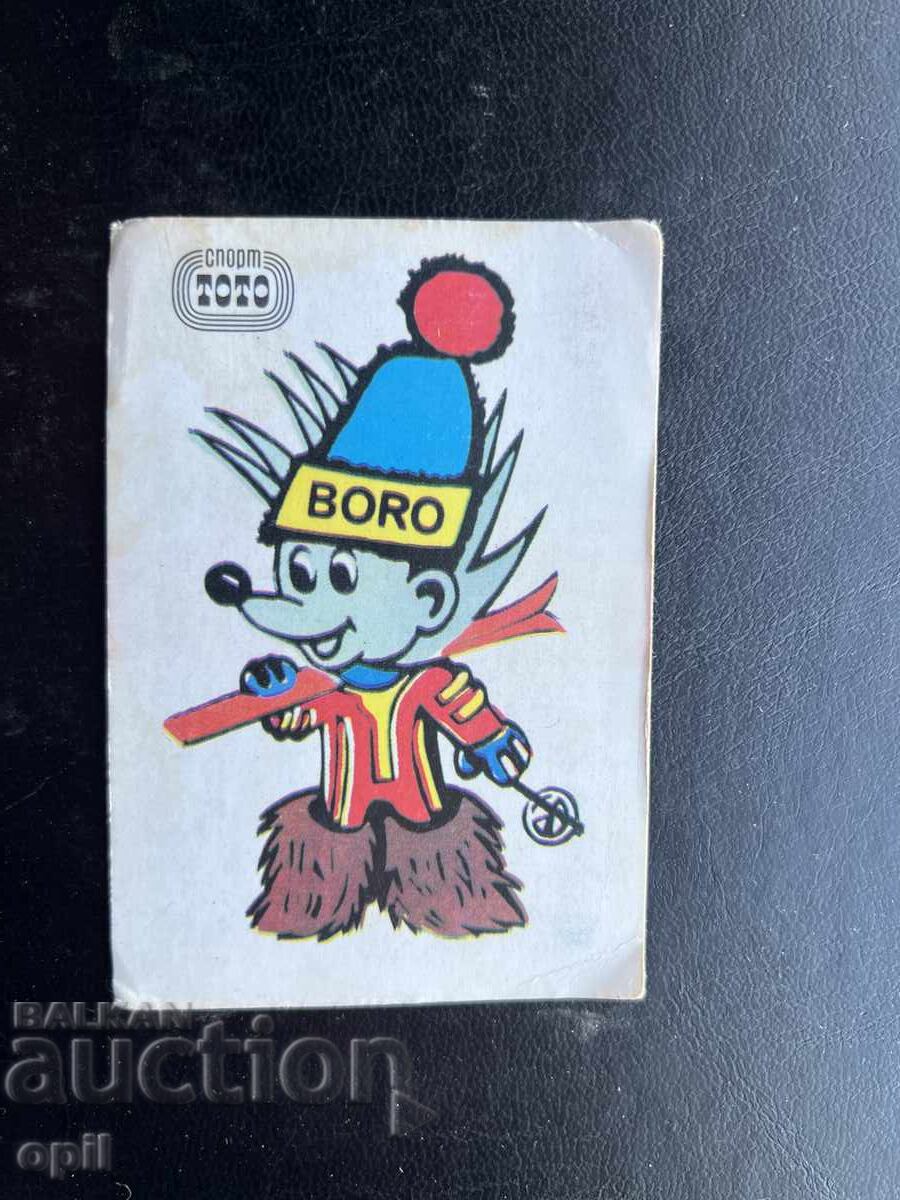 Calendar Sport Toto 1984