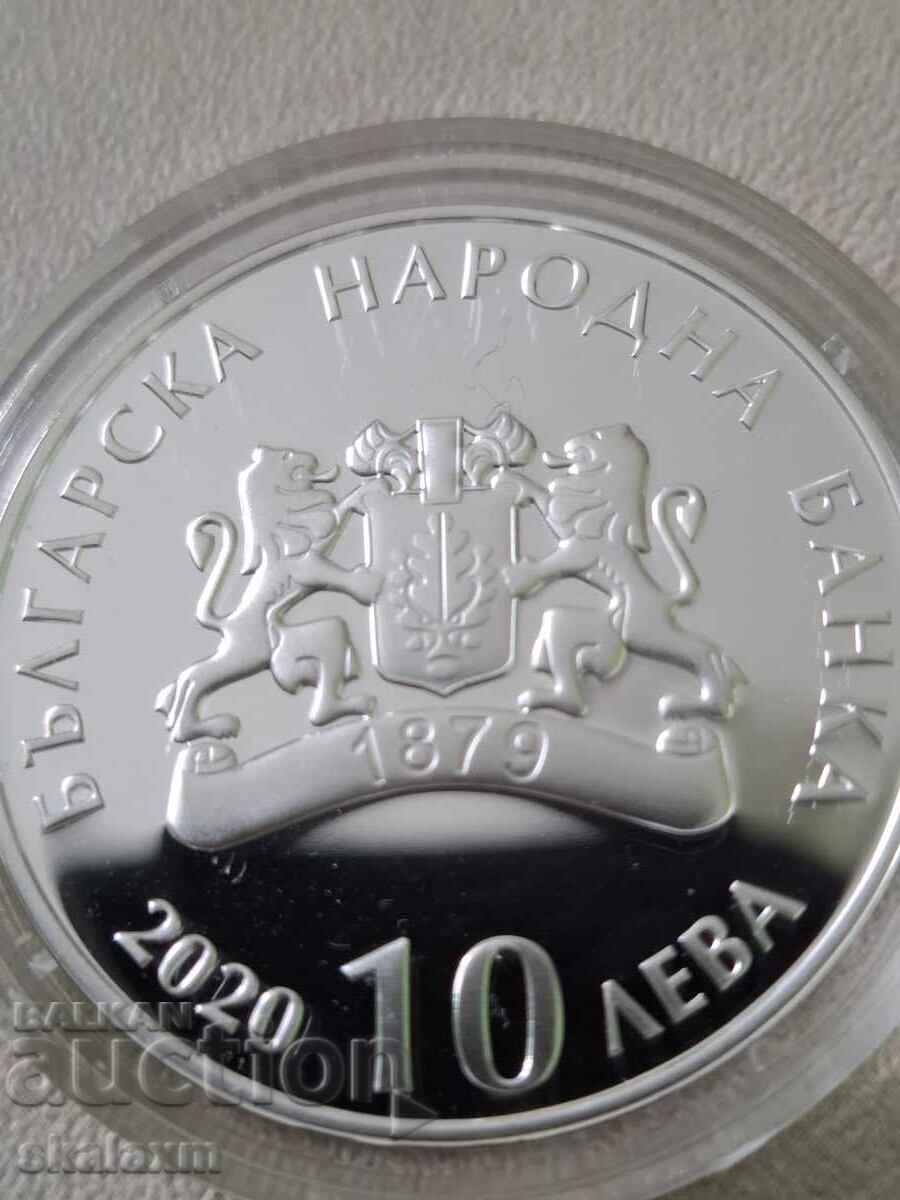 Argint 10 lei 2020. Kukeri cu preț € 220.00 | 430.28 BGN