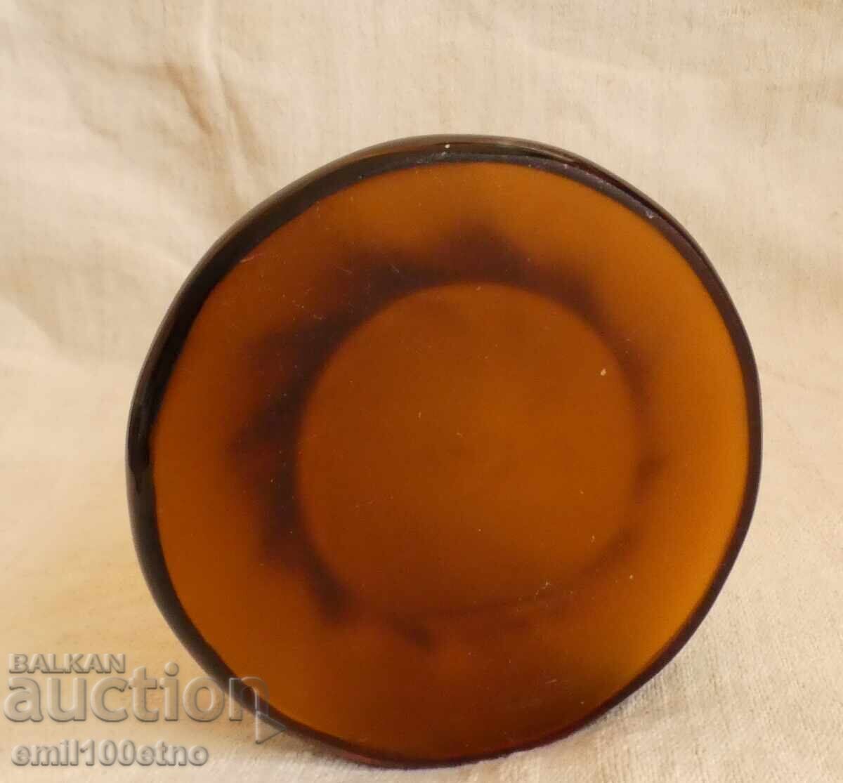 Licitație Vază din sticlă masivă, lucrată manual