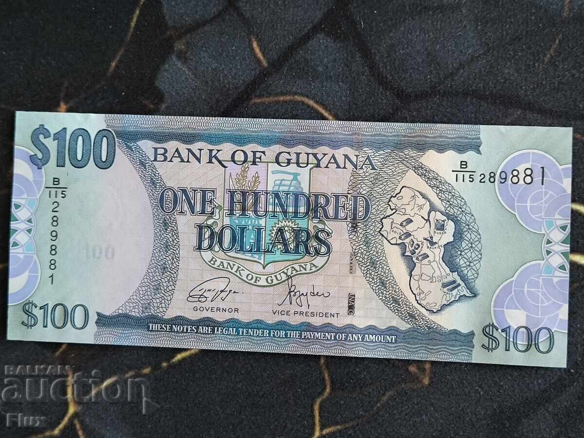 Банкнота - Гвиана - 100 долара UNC | 2022г.