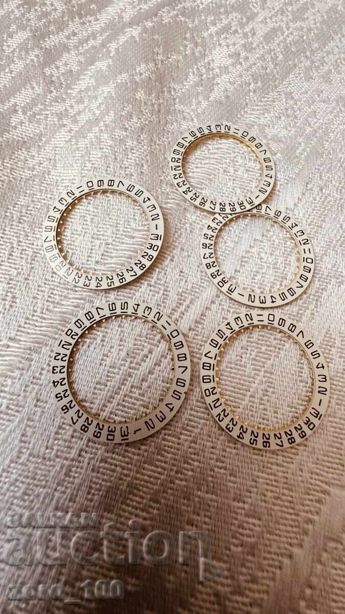 Piese de ceasornicărie, calendare pentru Slava 2414