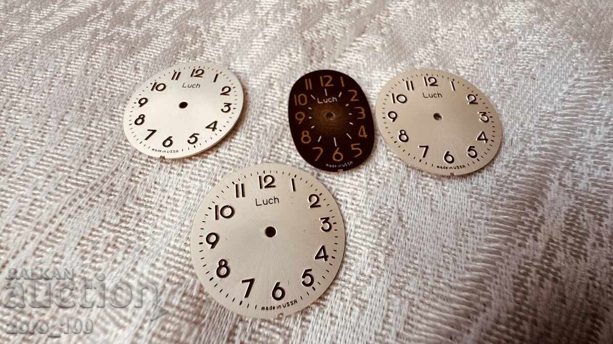 Piese de ceasornicărie, cadran ceas damă Luch, 3 bucăți cu preț € 5.00 | 9.78 BGN