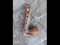 FLUȚ DE LUT VECHI CERAMICĂ LULĂ