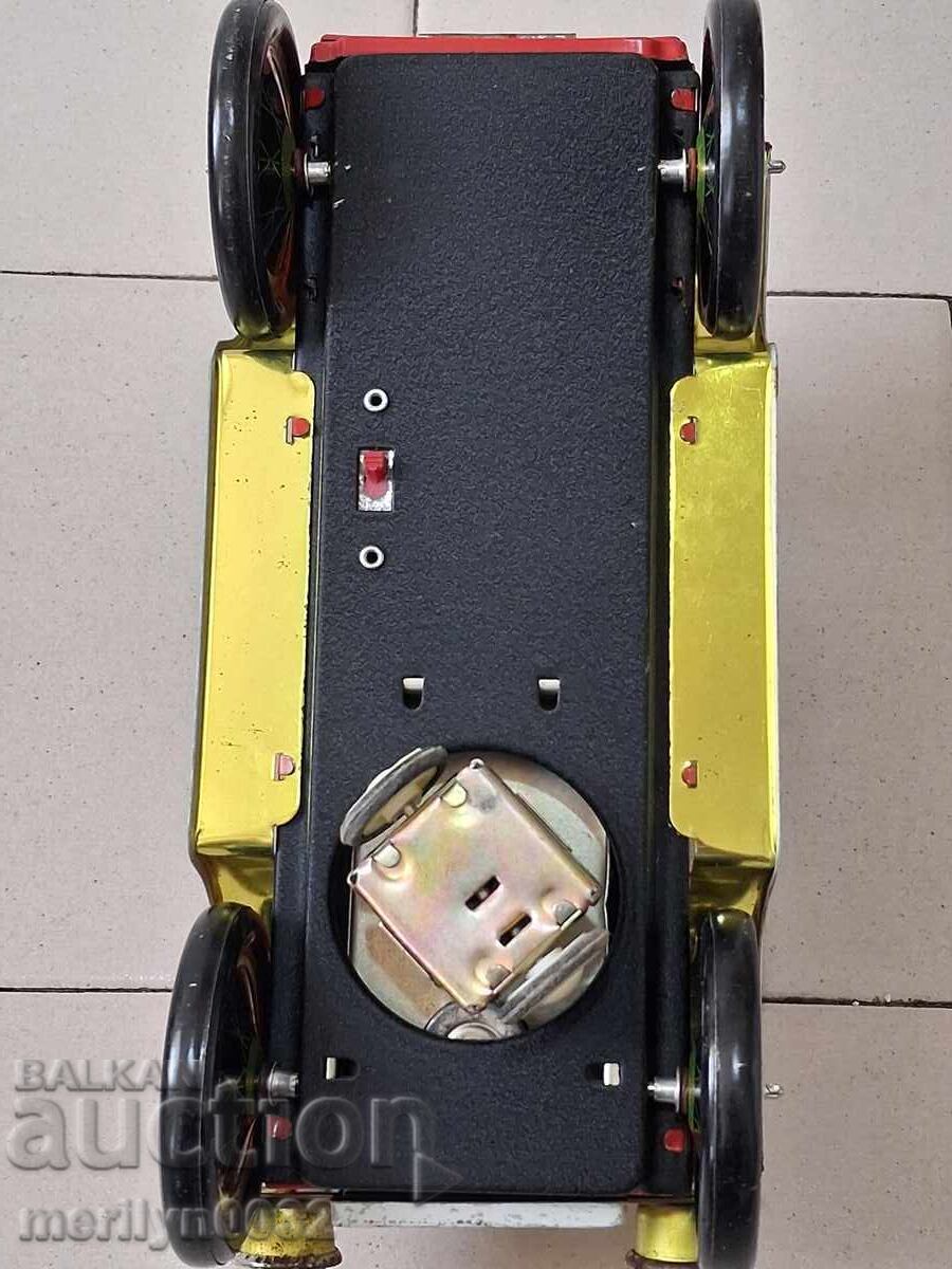 Jucărie de tablă pentru copii, mașină de pompieri, cutie, mașină, China - 7