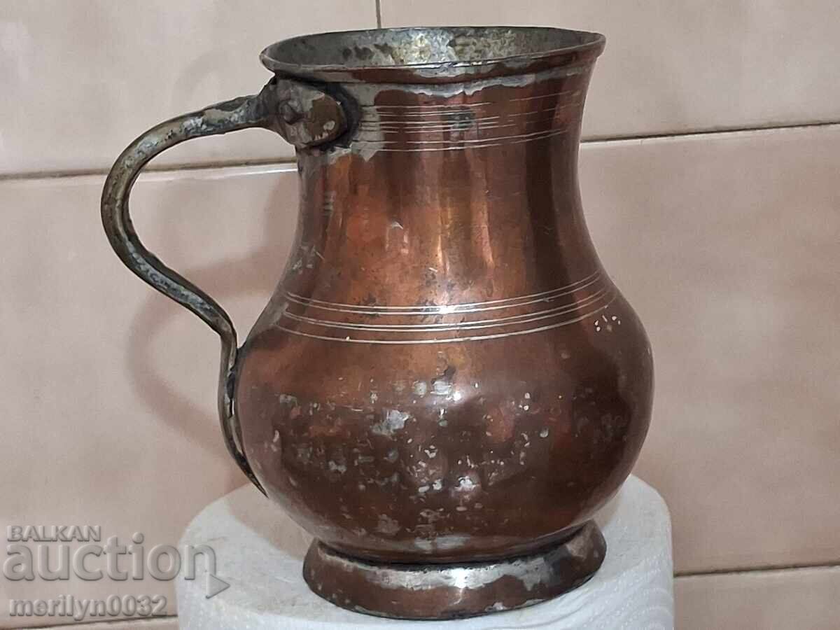 Χάλκινη κονσερβοποιημένη κανάτα χάλκινη, χάλκινη κύπελλο αγγείου με τιμή € 49.85 | 97.50 BGN