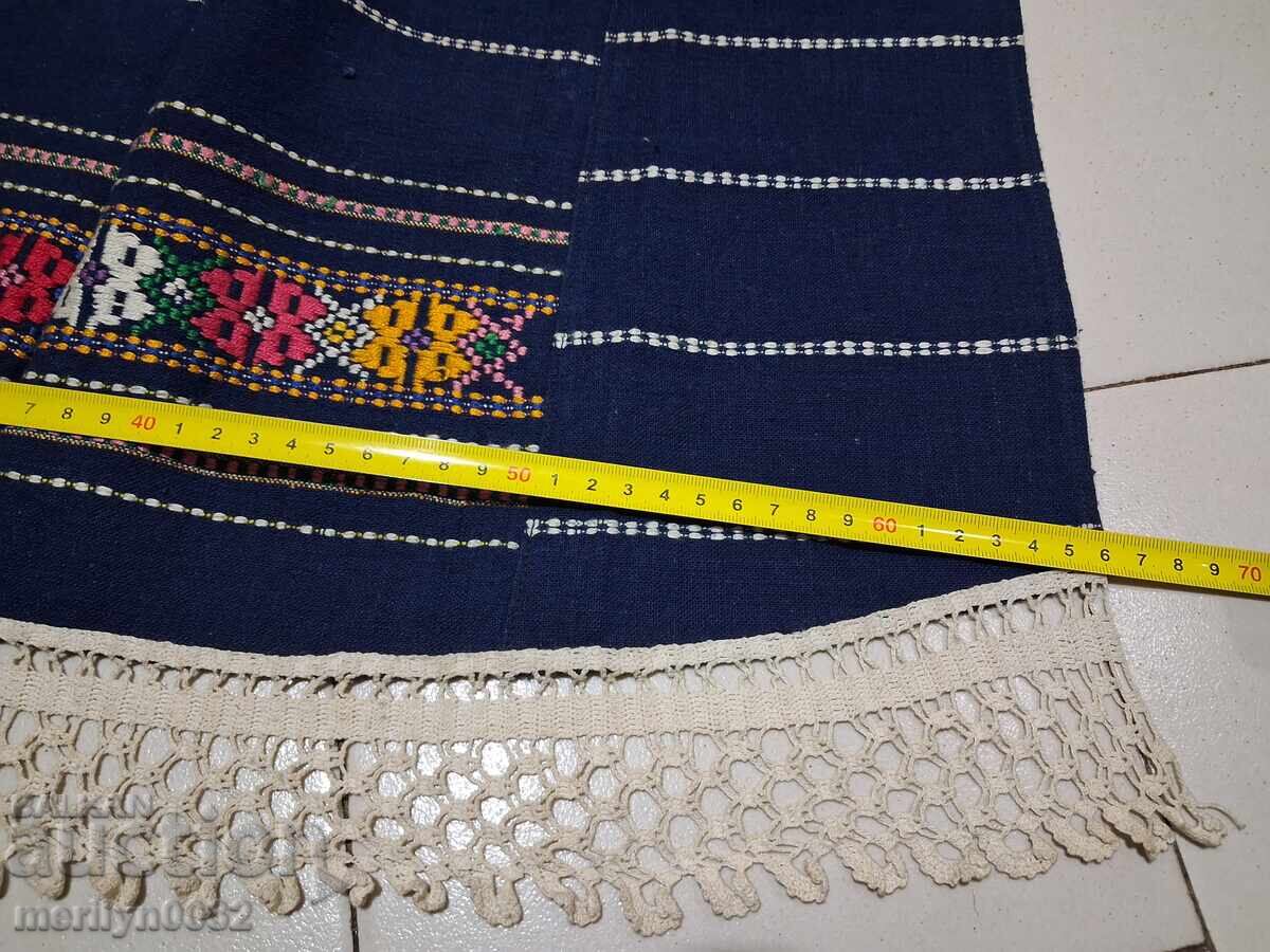 Παλιά υφαντή κεντητή κεντητή ποδιά φορούν sukman - 6