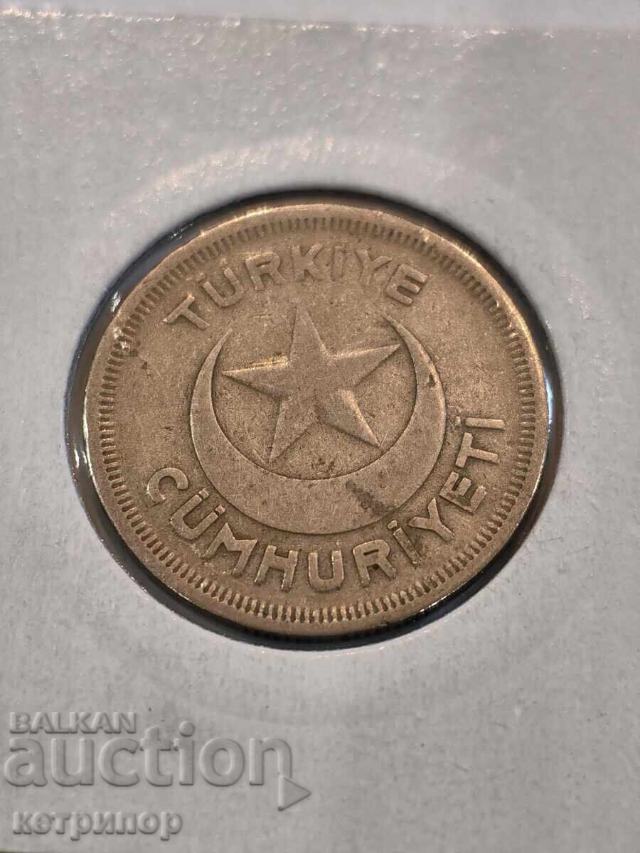 10 куруша 1936 г Турция Османска никел с цена € 7.00 | 13.69 лв.