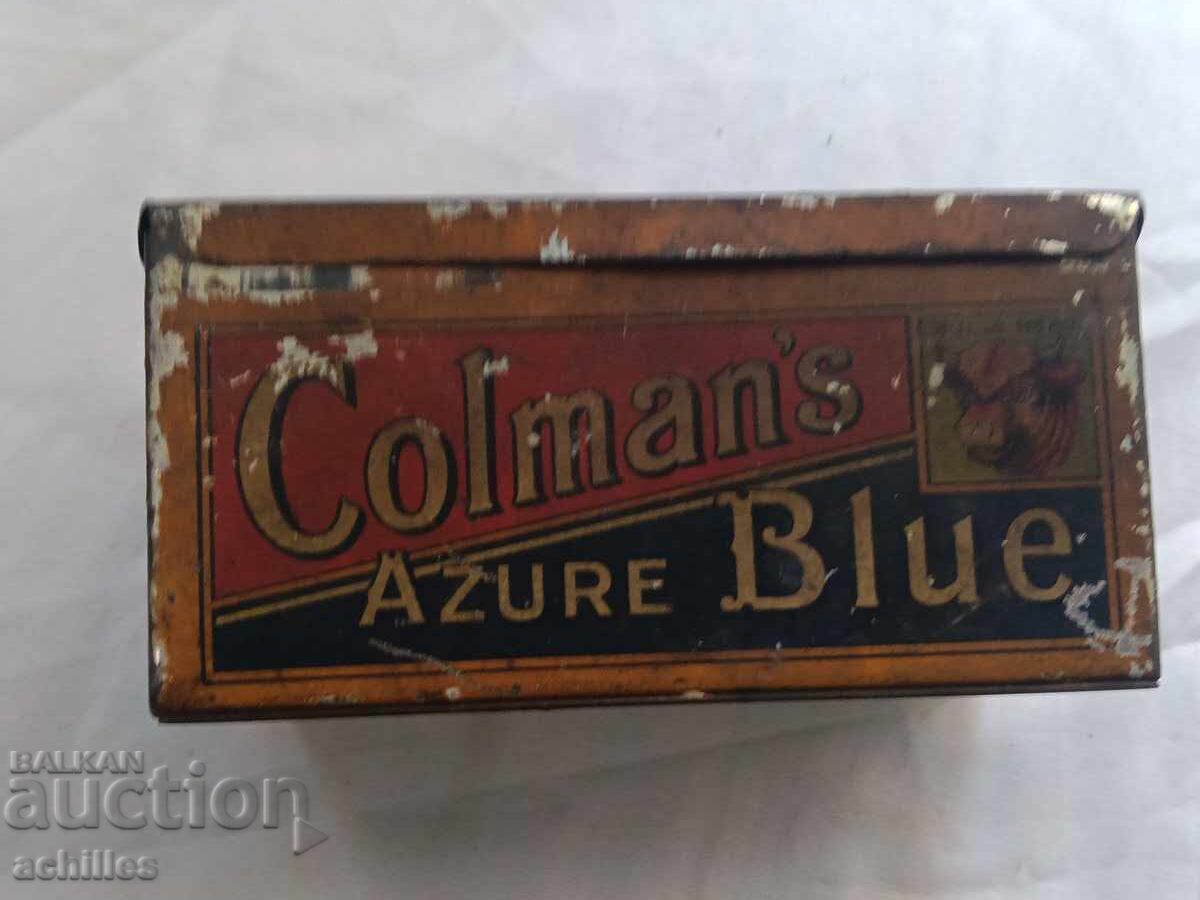 Μεταλλικό κουτί Colmans azure blue με τιμή € 10.00 | 19.56 BGN Μεταλλικό κουτί Colmans azure blue με τιμή € 10.00 | 19.56 BGN