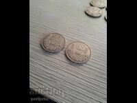 ARGINT, 100 leva 1934, LOT de două bucăți, Monede super. BZC