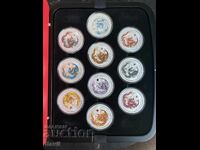 Сет цветни австралийски лунари серия II, 2012 г.