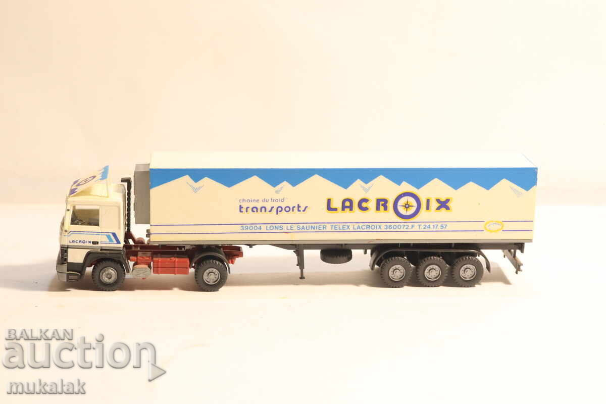 Licitație ROSKOPF H0 1/87 RENAULT CAMION MODEL JUCĂRIE COLIȚĂ TIR