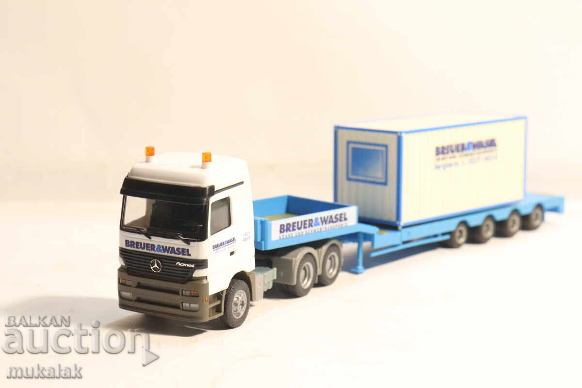 Доставка на ALBEDO  H0 1/87  MERCEDES  ACTROS  КАМИОН МОДЕЛ  ВЛЕКАЧ  TIR