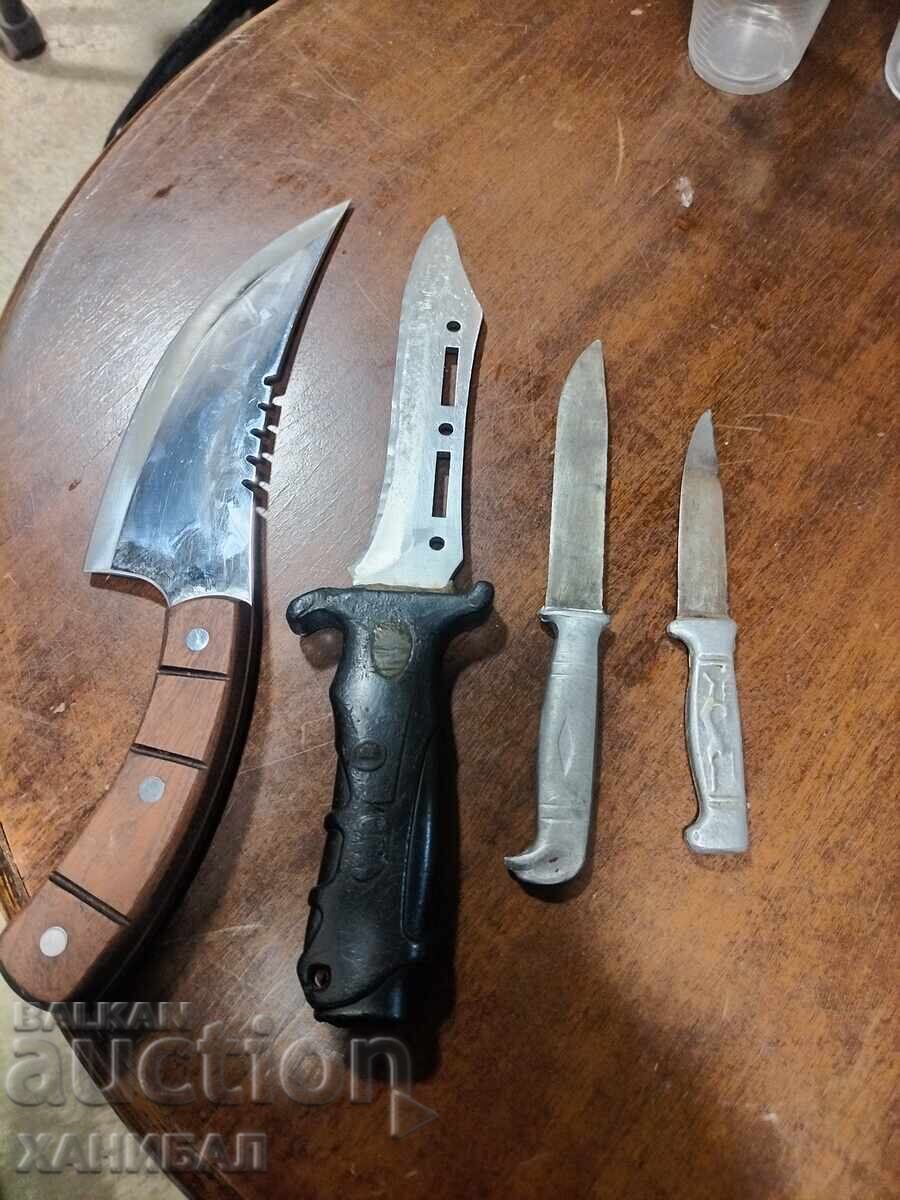 LOT DE PATRU CUȚITE KARAKULAK, BAIONETĂ, SABIE, KRIS, SABIE - 5