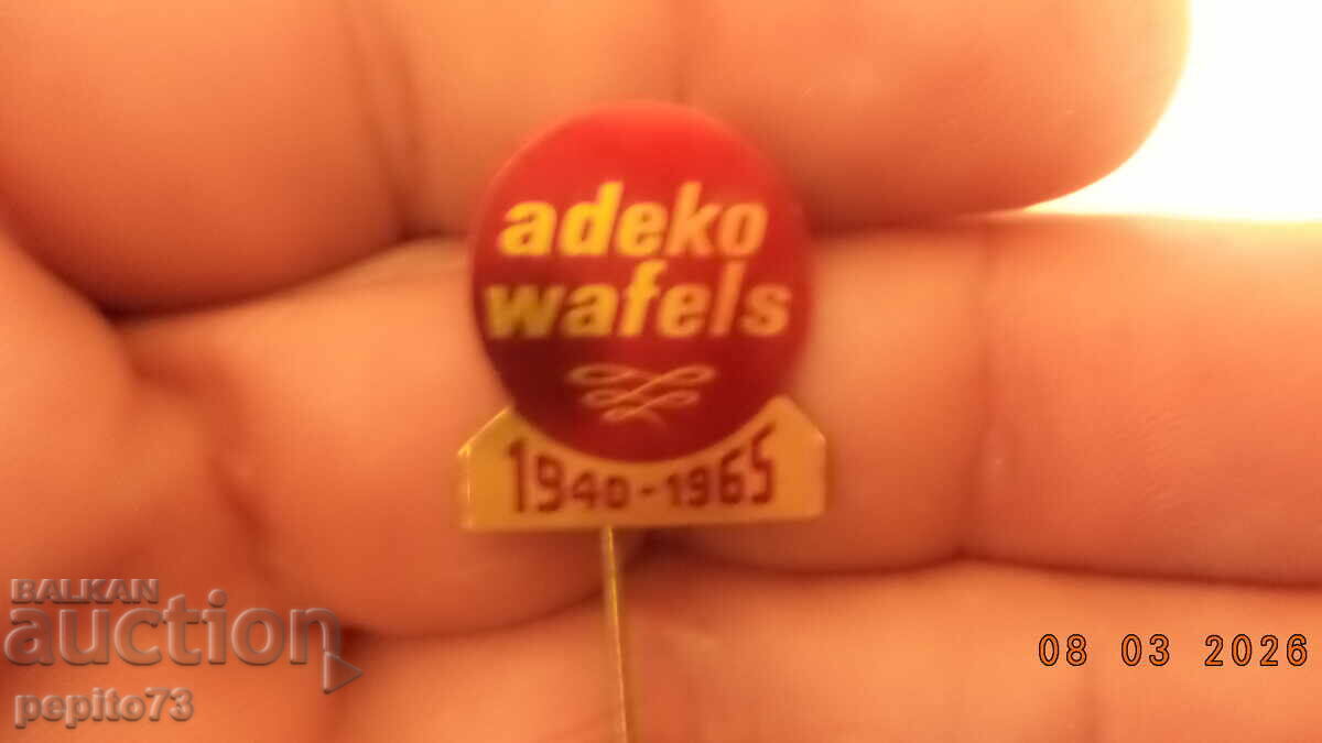 Semn publicitar, Adeko Wafels, marcă de vafe și gofre