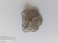 Сребърен медальон филигран - ръчна изработка - висока проба!
