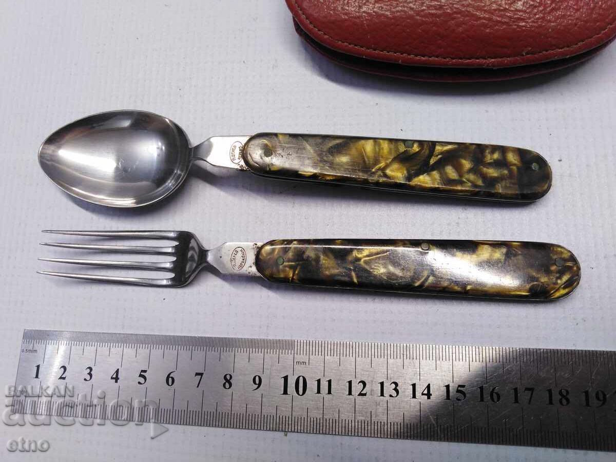 ΣΕΤ ΠΙΡΟΥΝΙ ΚΑΙ ΚΟΥΤΑΛΙ ΠΕΤΚΟ ΝΤΕΝΕΦ-ΓΚΑΜΠΡΟΒΟ, μαχαίρι με τιμή € 25.00 | 48.90 BGN