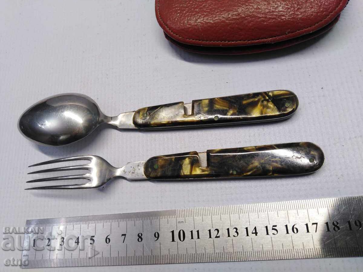 Παράδοση ΣΕΤ ΠΙΡΟΥΝΙ ΚΑΙ ΚΟΥΤΑΛΙ ΠΕΤΚΟ ΝΤΕΝΕΦ-ΓΚΑΜΠΡΟΒΟ, μαχαίρι