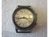 Russian Men's Wristwatch Pilot POLJOT with Alarm Bell