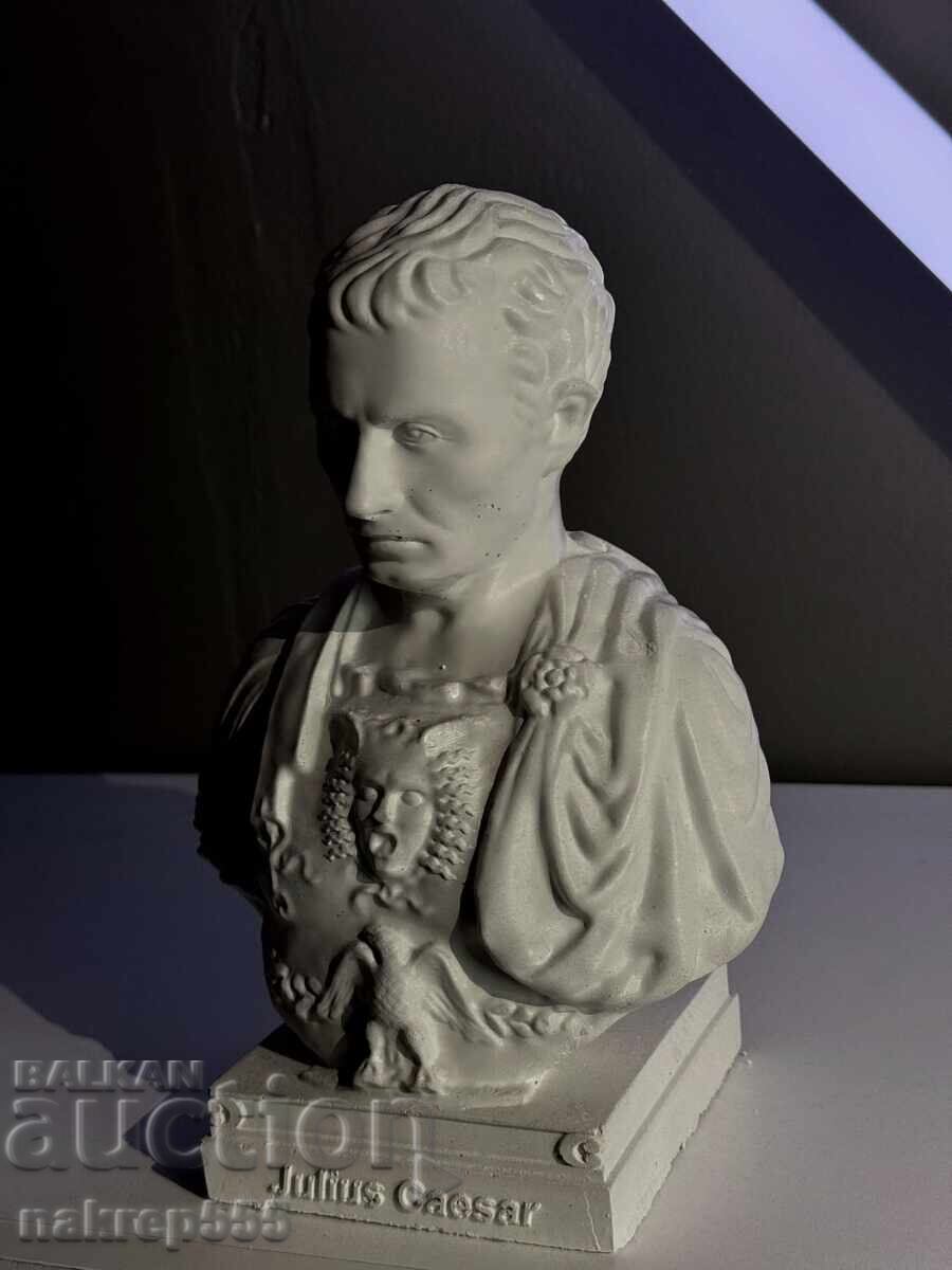 Licitație Statuie „Iulius Cezar“ – 25 cm (COMPUSIT DE MARMURĂ) Licitație Statuie „Iulius Cezar“ – 25 cm (COMPUSIT DE MARMURĂ)