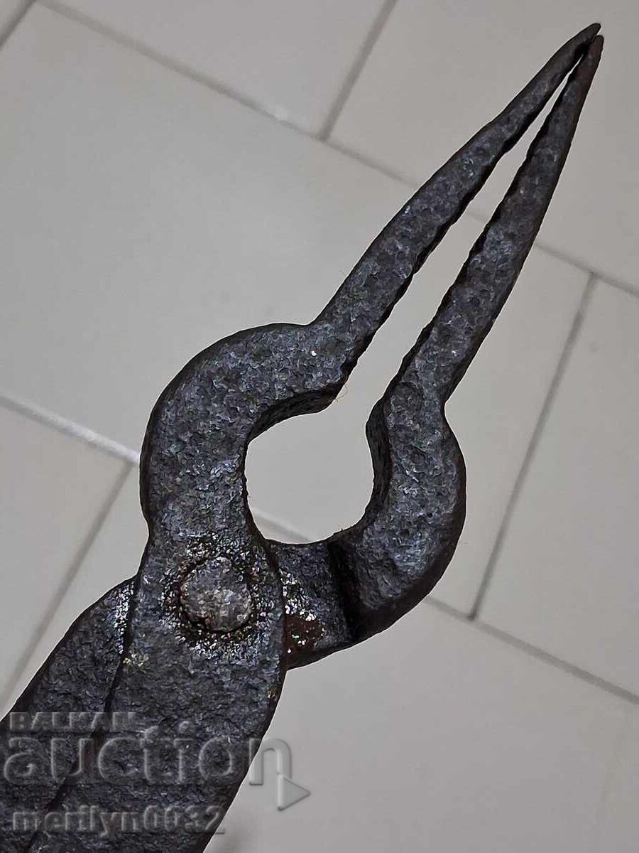 Стари ковашки клещи, керпедени, ковано желязо