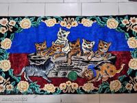 Covor vechi de perete de pluș, covor, panou, poză covor