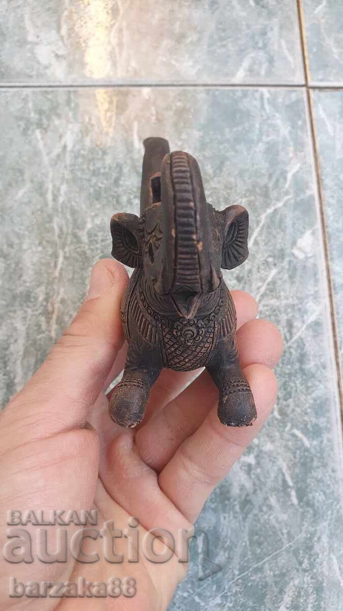 Аукцион Стара керамична Фигура Слон