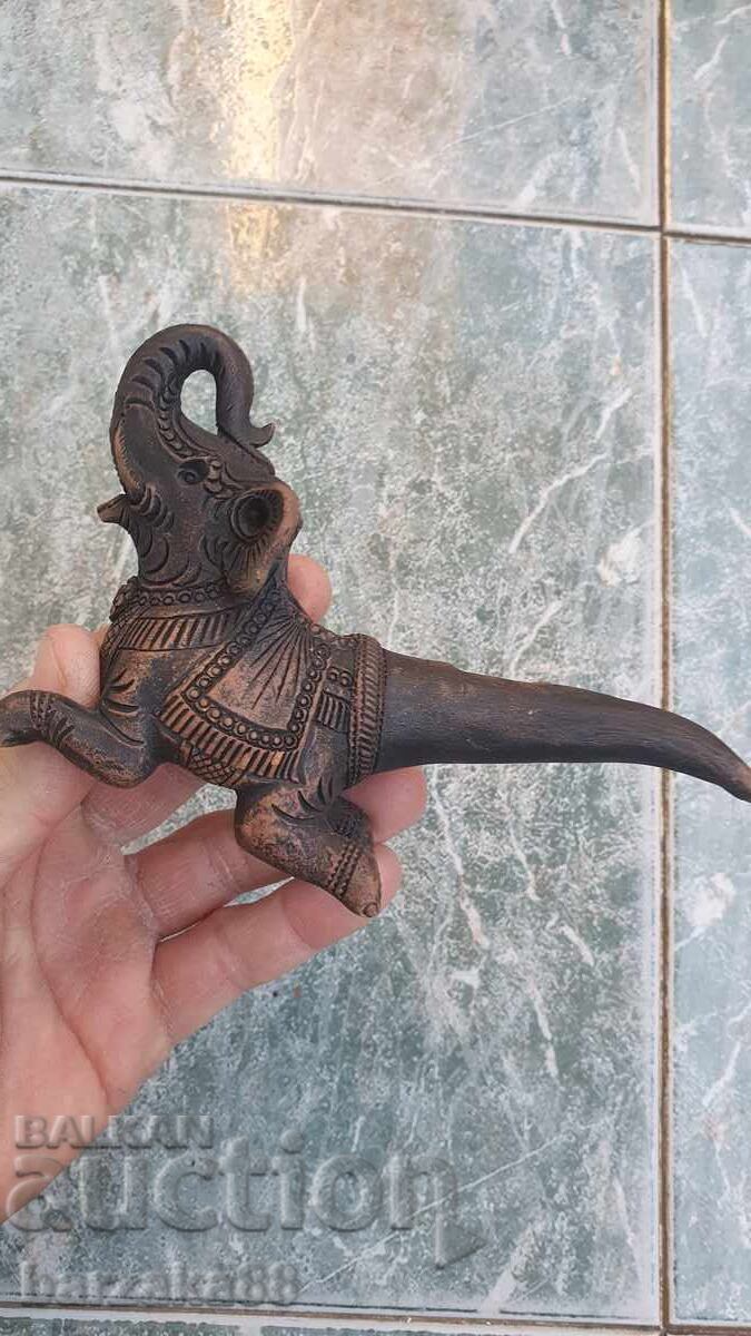 Доставка на Стара керамична Фигура Слон