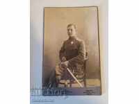 Φωτογραφία από χαρτόνι Βασιλική διαταγή αξιωματικού 12ου συντάγματος