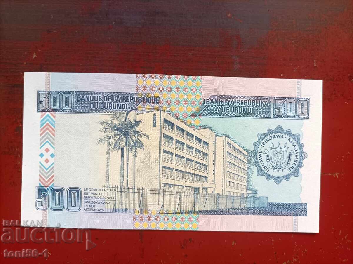 Бурунди 500 шилинги 2009 UNC с цена € 5.00 | 9.78 лв.